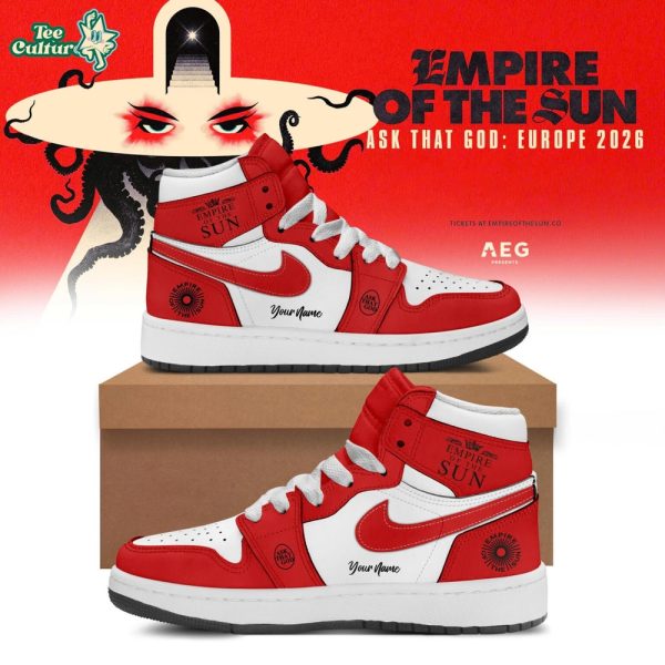 Empire Of The Sun Ask The God Tour 2026 Custom Air Jordan 1 Sneaker
