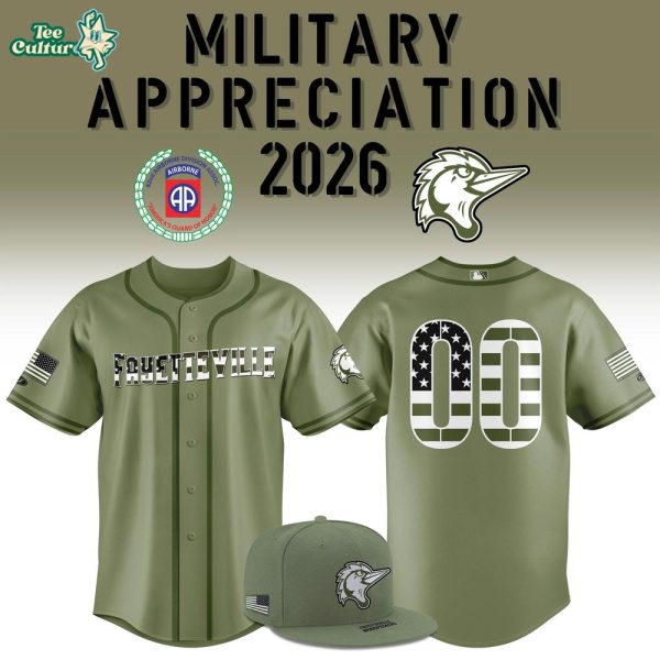 Fayetteville Woodpeckers Military Appreciation Night 2026 Custom Baseball Jersey(v2)
