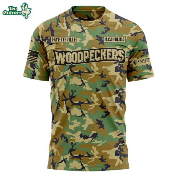 Fayetteville Woodpeckers x Military Appreciation Tshirt by Teesculture.com