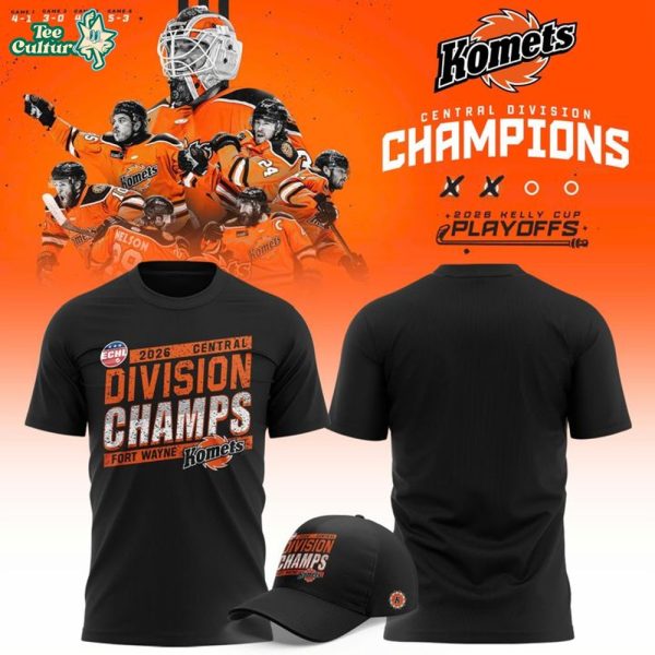 Fort Wayne Komets Central Division Champions 2026 Shirt