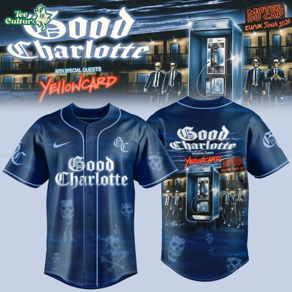 Good Charlotte Motel Du Cap Tour 2026 Baseball Jersey