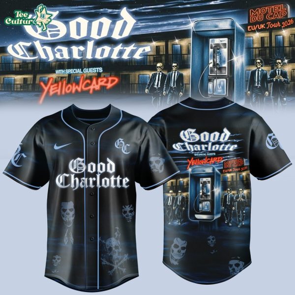 Good Charlotte Motel Du Cap Tour 2026 Baseball Jersey by Teesculture.com