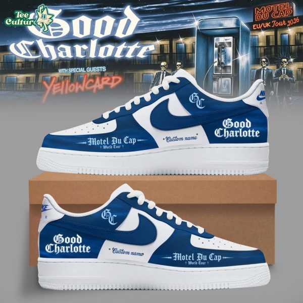 Good Charlotte Motel Du Cap Tour 2026 Custom Air Force 1 Shoes