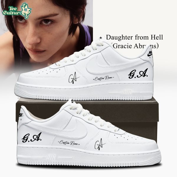 Gracie Abrams Daughter from Hell Signed Shoes AF1
