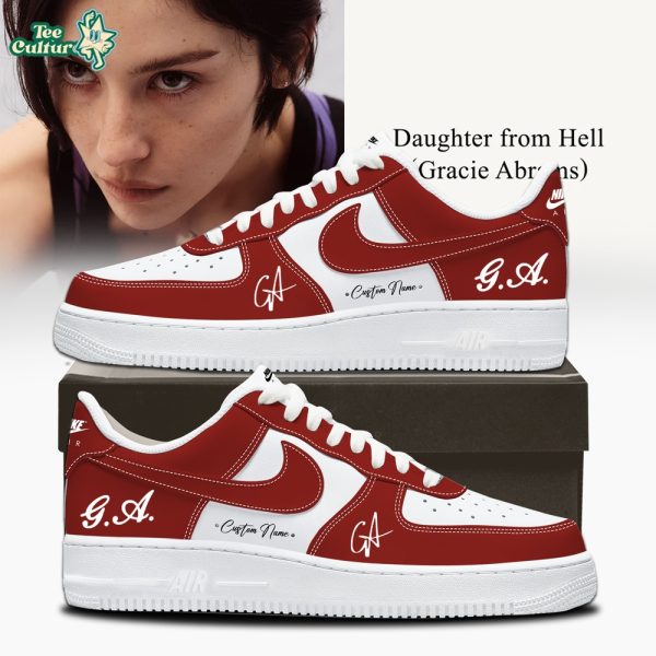 Gracie Abrams Daughter from Hell Signed Shoes AF1 V3