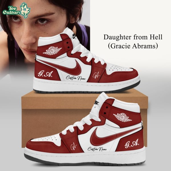 Gracie Abrams Daughter from Hell Signed Shoes AJ1