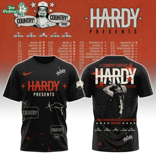 Hardy The Country Country Tour 2026 Special Tee