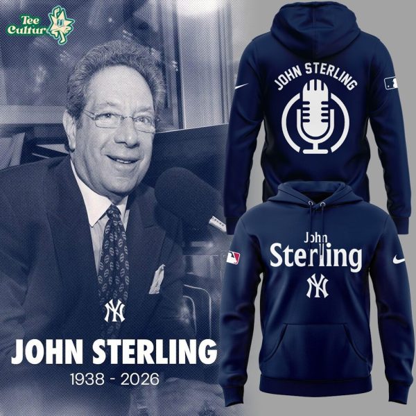 Honoring The Legend, Voice of the New York Yankees John Sterling Hoodie V2
