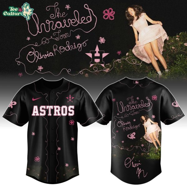Houston Astros x Special Olivia Rodrigo “The Unraveled Tour” Limited Edition Jersey