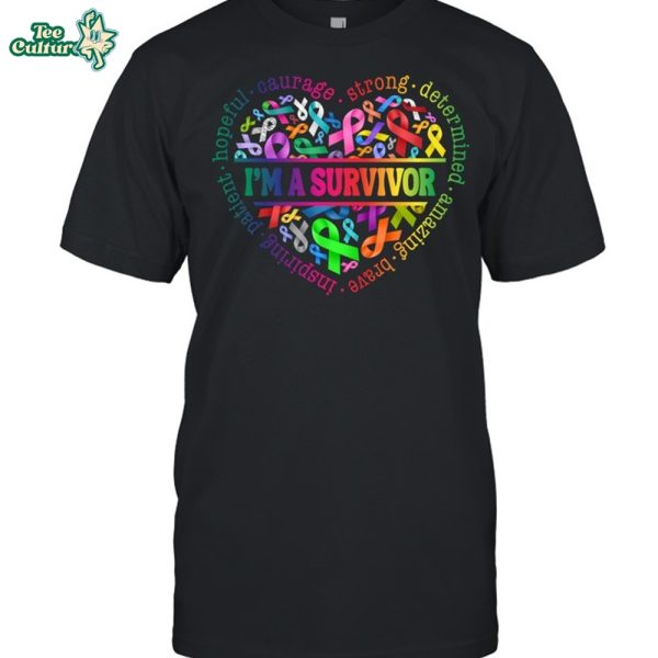 I'm A Survivor All Cancer Unisex T-Shirt