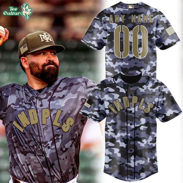 Indianapolis Indians 2026 Memorial Day Camo Baseball Jersey