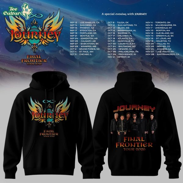JOURNEY x FINAL FRONTIER TOUR 2026 Hoodie Limited Edition V1