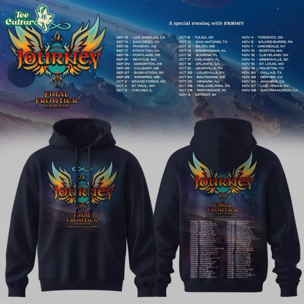 JOURNEY x FINAL FRONTIER TOUR 2026 Hoodie Limited Edition V2