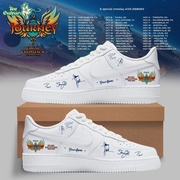 JOURNEY x FINAL FRONTIER TOUR 2026 Shoes Limited Edition White