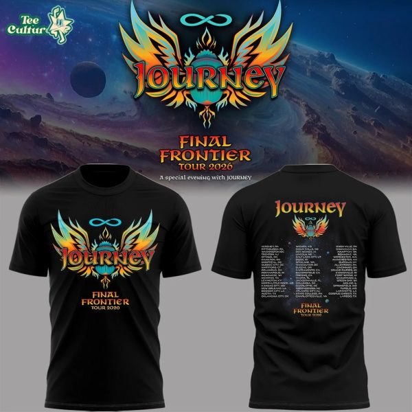 JOURNEY x FINAL FRONTIER TOUR 2026 Tshirt Limited Edition V1