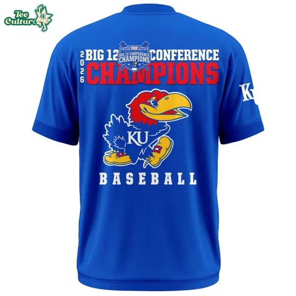 Kansas Baseball Big 12 champions 2026 Shirt by Teesculture.com