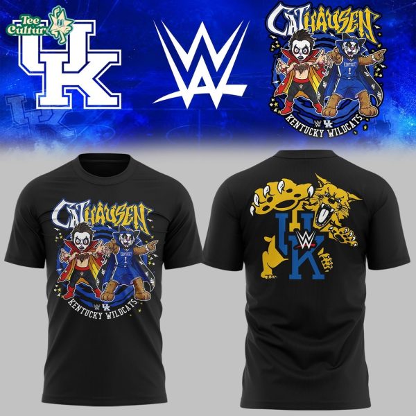 Kentucky Wildcats Black Danhausen Cathausen 2026 Night WWE Shirts V2