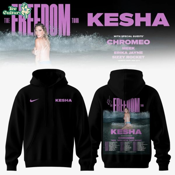 Kesha x The Freedom Tour 2026 Hoodie Limited Edition