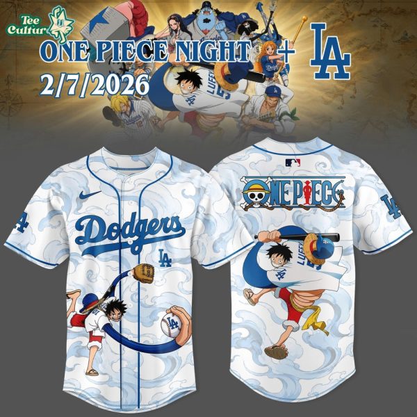LA Dodgers x One Piece Night 2026 Special Baseball Jersey