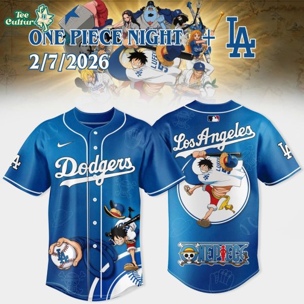 LA Dodgers x One Piece Night 2026 Special Baseball Jersey V2