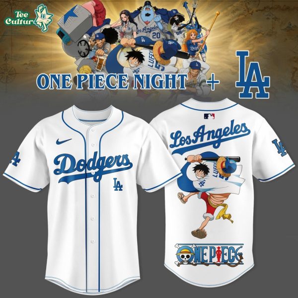LA Dodgers x One Piece Night 2026 Special Baseball Jersey V3