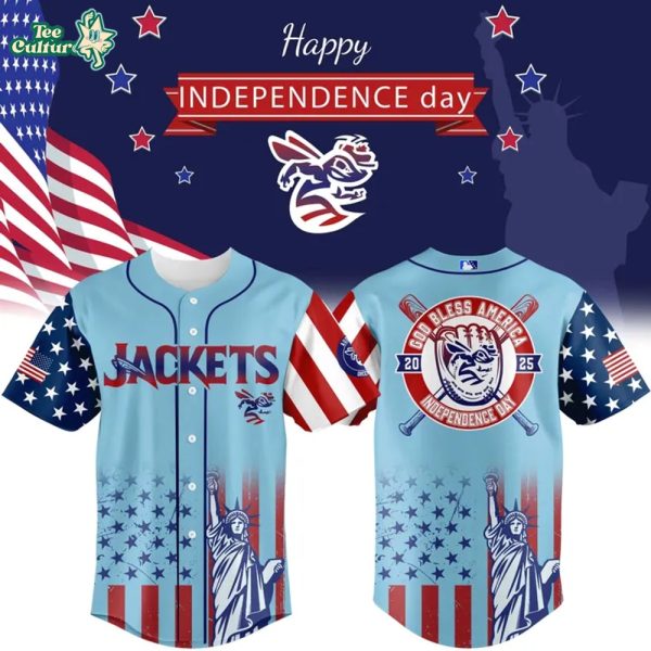 Limited Edition Augusta GreenJackets Independence Day 2025 Baseball Jersey(v2)
