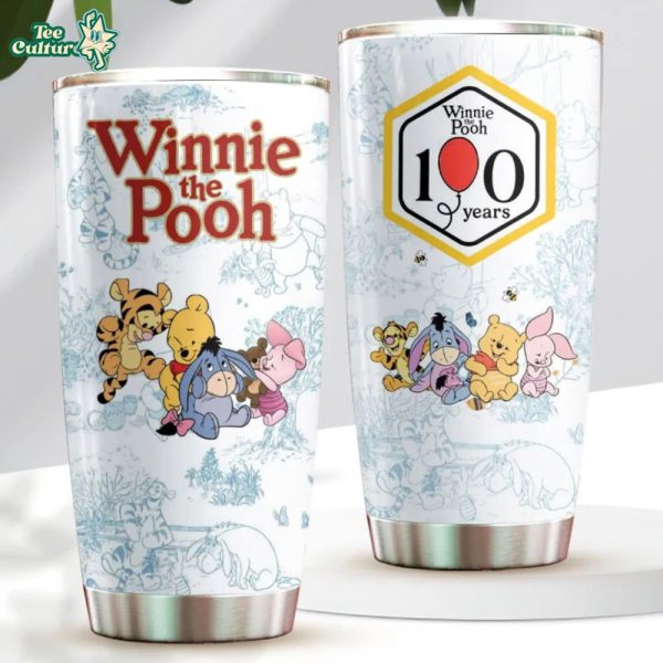 Limited Edition Disney Winnie the Pooh 100th Anniversary Tumbler Cup