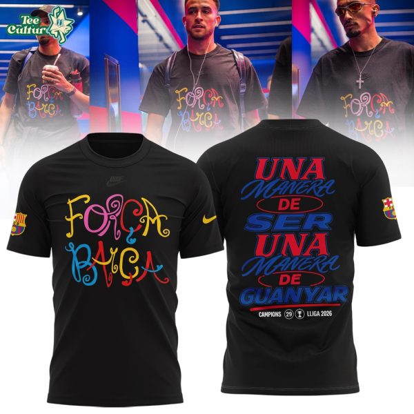 Limited Edition FC Barcelona LaLiga Winners 2526 Shirt V2 by Teesculture.com