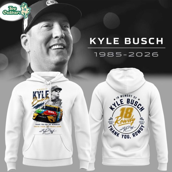 Limited Edition Kyle Busch Rowdy Forever Racing Tribute Hoodie V2