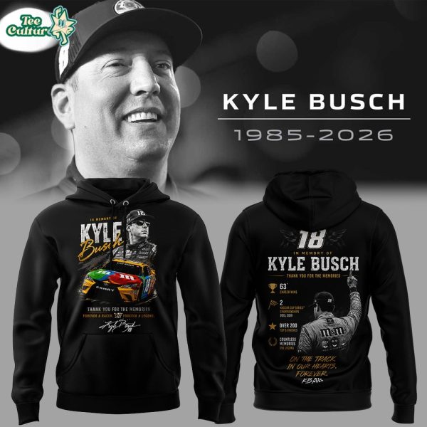 Limited Edition Kyle Busch Rowdy Forever Racing Tribute Hoodie V3