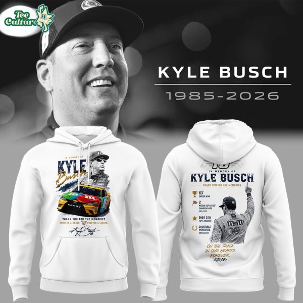 Limited Edition Kyle Busch Rowdy Forever Racing Tribute Hoodie V4