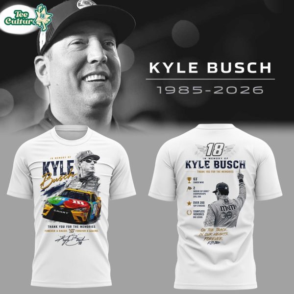 Limited Edition Kyle Busch Rowdy Forever Racing Tribute Shirt V3