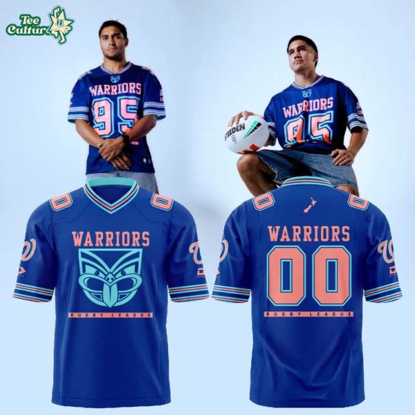 Limited Edition NZ Warriors Limited Edition Magic Round Football Jersey Custom Name Number