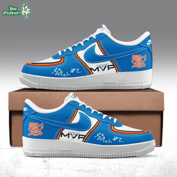 Limited Edition OKC Shai Gilgeous Back to Back 2026 NBA MVP AF1 Sneakers
