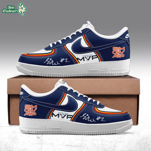 Limited Edition OKC Shai Gilgeous Back to Back 2026 NBA MVP AF1 Sneakers V2
