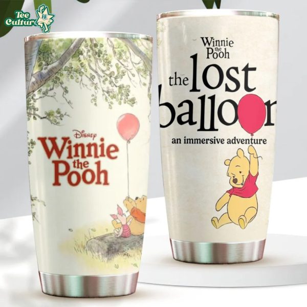 Limited Edition Winnie the Pooh The Lost Balloon an immersive adventure Tumbler Cup