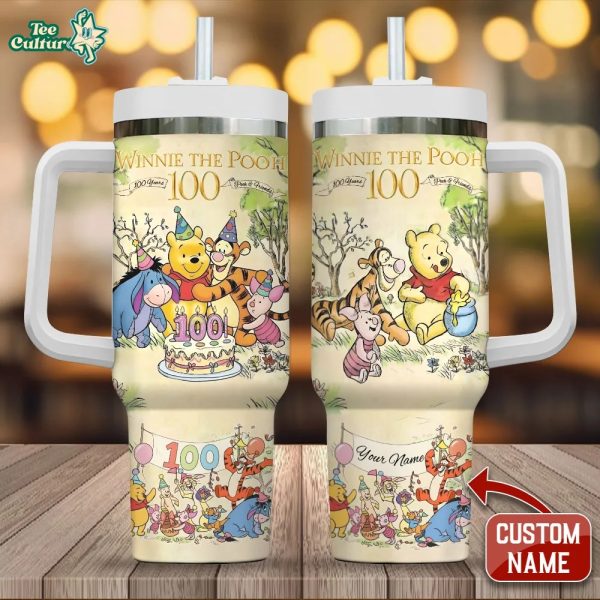Limited Edition Winnie-the-Pooh 100th Anniversary 40oz Stanley Tumbler