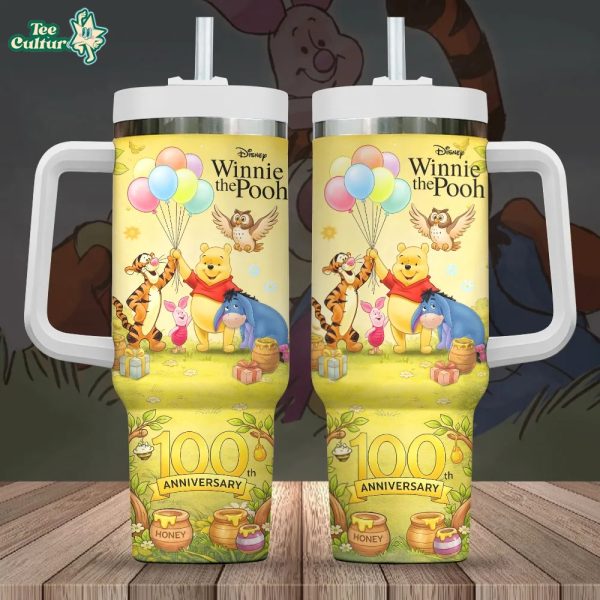 Limited Edition Winnie-the-Pooh 100th Anniversary 40oz Stanley Tumbler