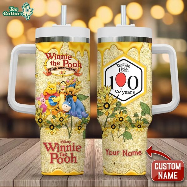 Limited Edition Winnie-the-Pooh 100th Anniversary 40oz Stanley Tumbler