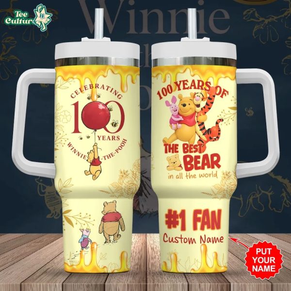Limited Edition Winnie-the-Pooh 100th Anniversary 40oz Stanley Tumbler
