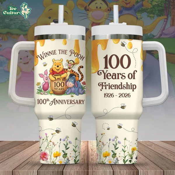Limited Edition Winnie-the-Pooh 100th Anniversary 40oz Stanley Tumbler