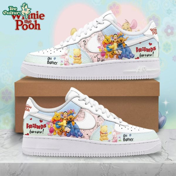 Limited Edition Winnie-the-Pooh OH Bother Friends forever AF1 Sneakers