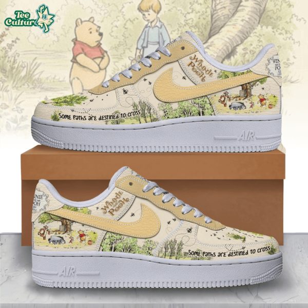 Limited Edition Winnie-the-Pooh Some paths are destined to cross  AF1 Sneakers