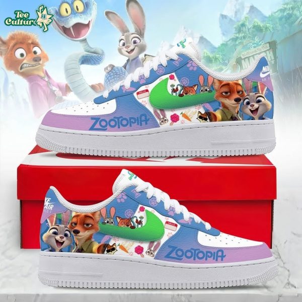 Limited Edition Zootopia 2 x Air Force 1 Sneakers