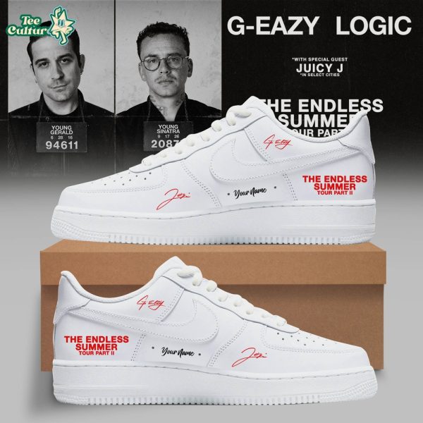 Logic & G-Eazy The Endless Summer Tour Part II Custom Air Force 1