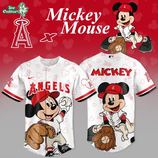 Los Angeles Angels Mickey Mouse 2026 Edition Baseball Jersey