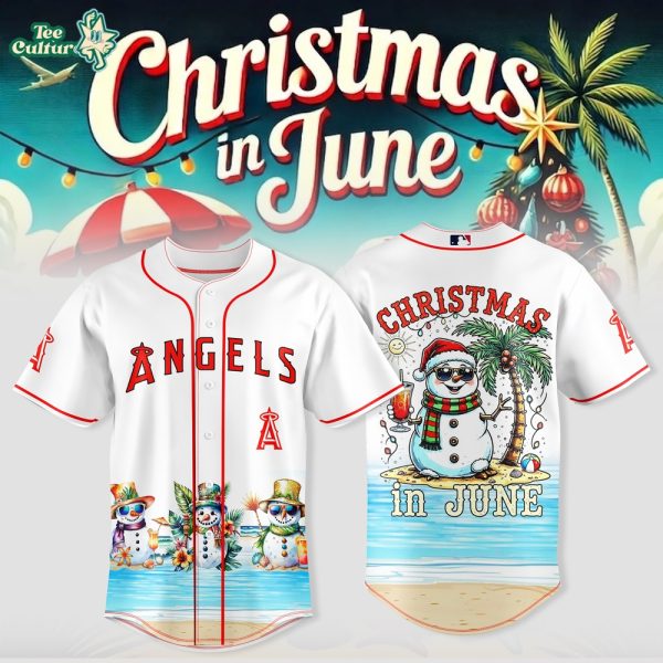 Los Angeles Angels x Christmas in June Baseball Jersey
