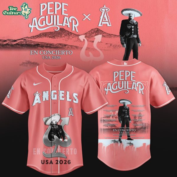 Los Angeles Angels x Pepe Aguilar En Concierto USA 2026 Baseball Jersey