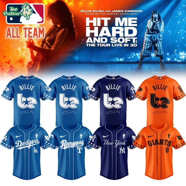 MLB ALL TEAMS x Billie Eilish HIT ME HARD AND SOFT: THE TOUR Jersey 7