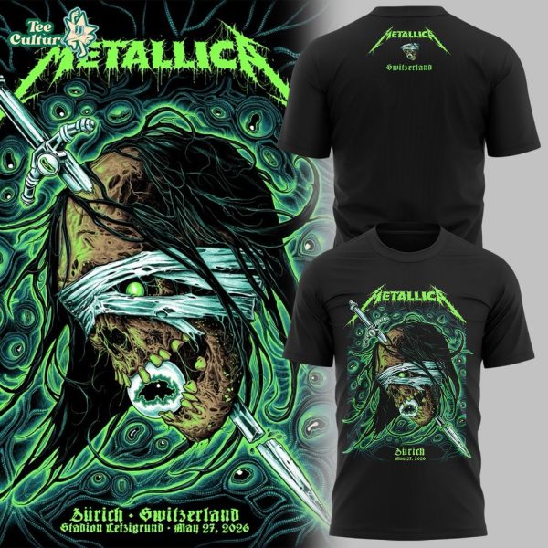 Metallica M72 World Tour Zurich 2026 Shirt